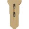 Ekena Millwork 5"W x 5 3/4"D x 10"H Medium Reyes Wood Corbel, Maple CORW05X05X10RYMA - alternate 3
